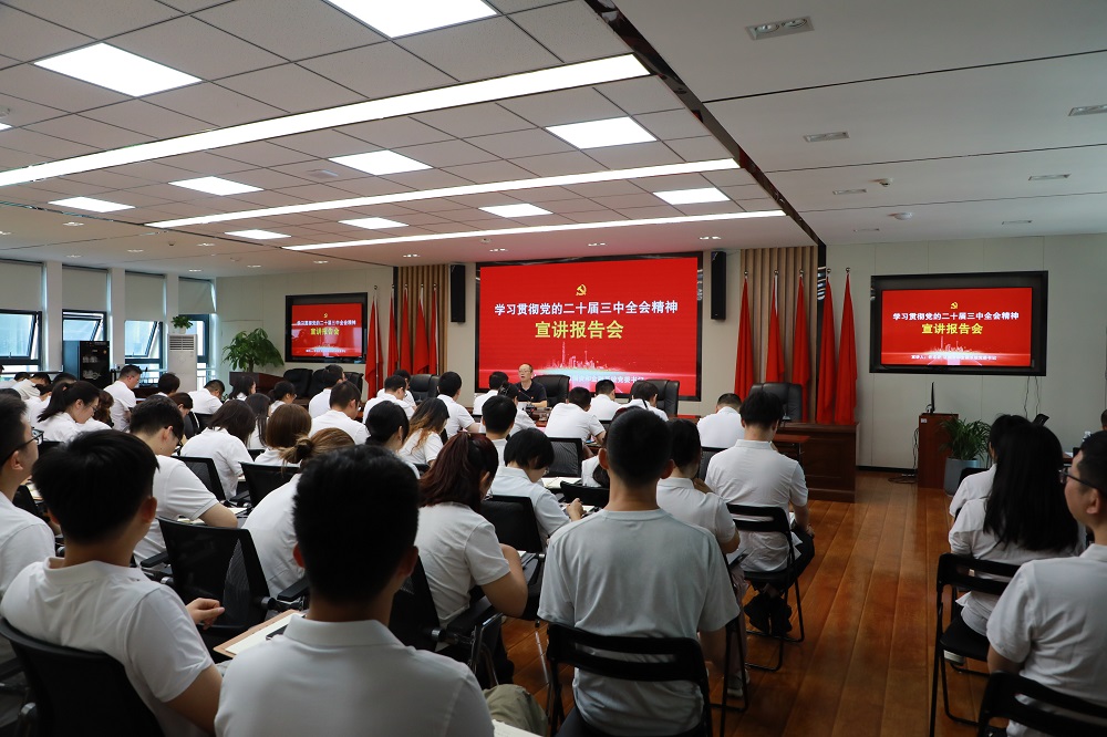 成华城投公司召开学习贯彻党的二十届三中 全会精神宣讲报告会